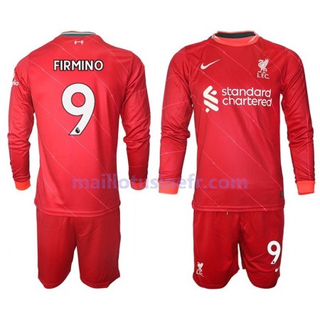 Maillot de Foot Liverpool FIRMINO 9 Domicile 2021-22 Manches Longues - Enfant Maillot de Foot Liverpool FIRMINO 9 Domicile 2021-22 Manches Longues - Enfant